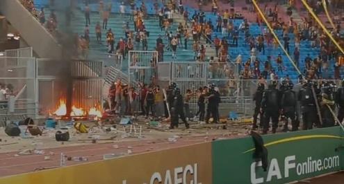 شبيبة القبائل يشكو الترجي لـ "كاف" بعد أحداث ملعب رادس بدوري الأبطال